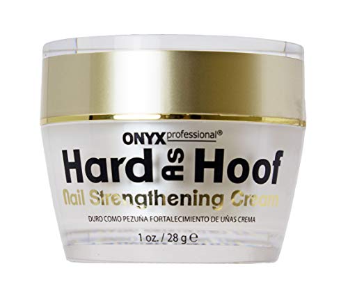 Hard As Hoof Nail Strengthening Cream with Coconut Scent Nail Strengthener, Nail Growth & Conditioning Cuticle Cream Stops Splits, Chips, Cracks & Strengthens Nails, 1 oz