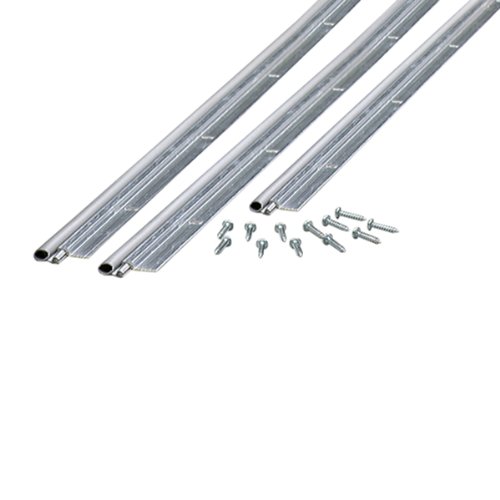 M-D Building Products 01438 36-Inch by 84-Inch Flat Profile Door Jamb Weather-strip Kit with Screws,Aluminum