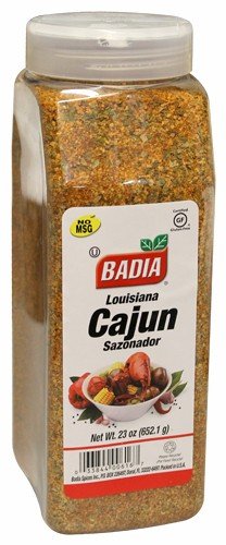 Badia Louisiana Cajun Seasoning Blend powder. Large container 23 oz