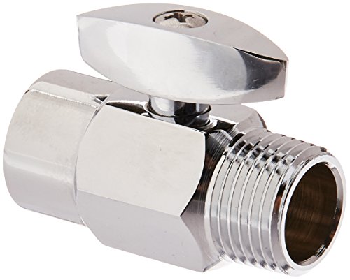 DANCO Shower Volume Control Shut-Off Valve, Chrome, 1.6 inch, 1-Pack (89171)