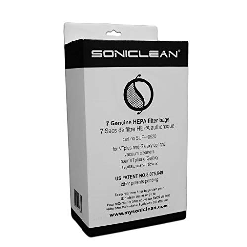 Soniclean Upright HEPA Filter Bags