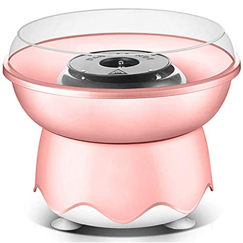 Portable Cotton Candy Machine for Kids, with Large Food Grade Splash-Proof Plate, Efficient Heating, Hard & Sugar Free Cotton Candy Maker for Counter Top, for Kid Birthday Parties