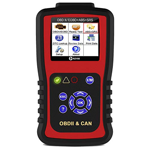 KZYEE KC501 Professional SRS Airbag Code Reader ABS OBDII Scanner Automotive Check Engine Light Diagnostic Scan Tool
