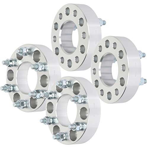LSAILON 4pcs 6x5 to 6x5 Wheel Spacers Adapters 6 lug 12x1.5 78.3mm 1.5' fits for Buick Rainier for Chevrolet Trailblazer for Oldsmobile Bravada