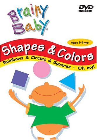 Brainy Baby Teach Your Child Shapes and Colors Rainbows, Circles and Squares DVD Classic Edition