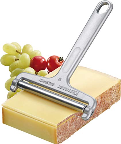 Westmark Germany Heavy Duty Stainless Steel Wire Cheese Slicer Angle Adjustable (Grey),7' x 3.9' x 0.2' -