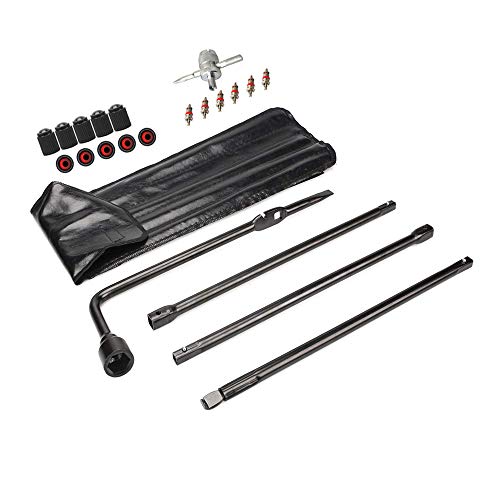 Dr.Roc Replacement for Premium Spare Tire Tool Kit Fits 1999 to 2019 Chevy Silverado Tahoe Avalanche Suburban GMC Sierra Yukon 2002 to 2018 Cadillac Escalade with Bag