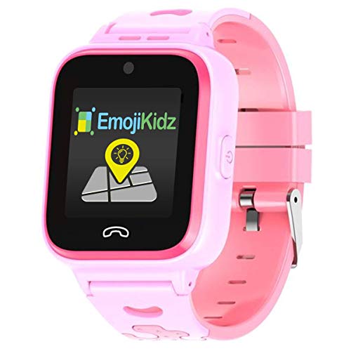 2020 Model 4G Kids Smartwatch Preinstalled SpeedTalk SIM Card GPS Locator 2-Way Face to Face Call Voice & Video Camera SOS Alarm Remote Monitoring Worldwide Coverage in 200 Countries [Ages 4-12] Pink