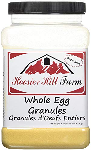 Hoosier Hill Farm Whole Egg Granules, All-natural, 100% real eggs, 1 lb.