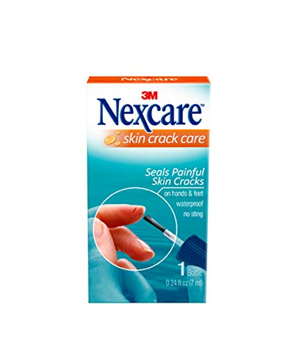 Nexcare Skin Crack Care, Liquid Bandage, Great for Use on Fingers, Hands and Feet, No Sting, Waterproof, 1 Bottle