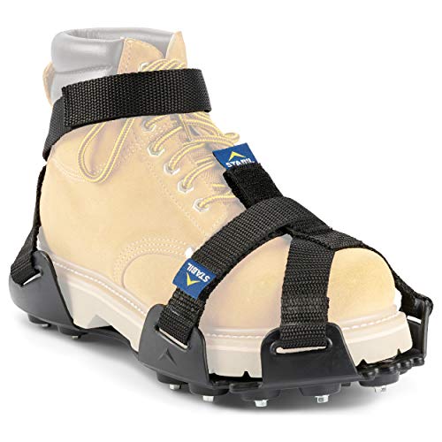 STABILicers Maxx 2 Heavy-Duty Traction Cleats for Job Safety in Ice and Snow, Small (1 Pair)
