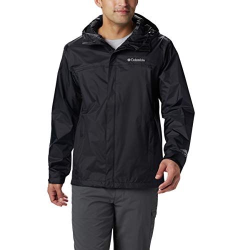 Columbia Men's Watertight II Rain Jacket, Black, Large