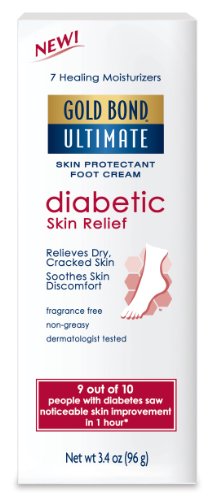 Gold Bond Ultimate Diabetic Skin Relief Foot Cream - 3.4 Oz