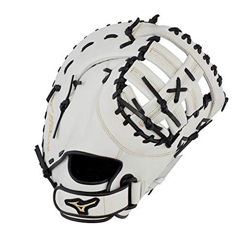 Mizuno GXF50FPW MVP Prime Fastpitch Softball First Base Mitts, 13', Right Hand Throw, Worn on Left Hand