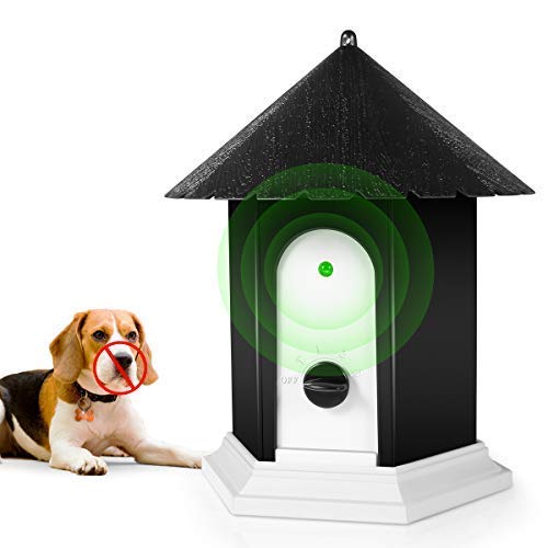 Golahead Anti Barking Device, Ultrasonic Anti Barking, Sonic Bark Deterrents, Bark Control Device, Dog Bark Contrl Outdoor Birdhouse