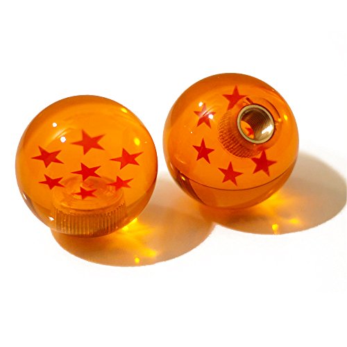 Kei Project Dragon Ball Z Star Manual Stick Shift Knob with Adapters Fits Most Cars (7 Star)