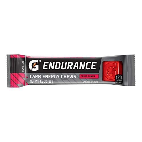 Gatorade Endurance Carb Energy Chews, Fruit Punch - 21 - 1.3 Ounce (Pack of 21)