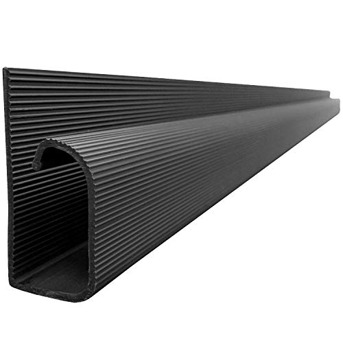 J Channel Cable Raceway - Black - 48' Length