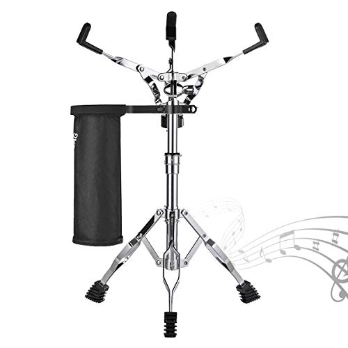 Snare Drum Stand with Drum Sticks Holder,Adjustable Practice Drum Stand for 10-14 Inch Drum Pad,Snare Drum Beginners