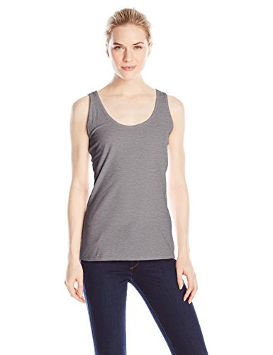 Hanes Women's Scoop Neck Tank Top, Light Steel, XX-Large