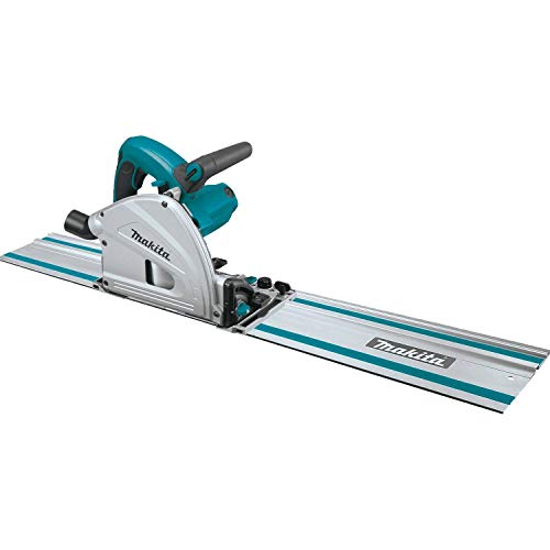 Makita SP6000J1 6-1/2 In. Plunge Circular Saw Kit, with Stackable Tool Case and 55 In. Guide Rail