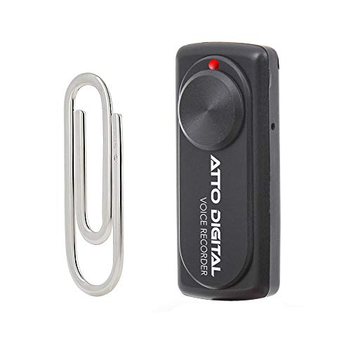 Small Voice Recorder with 20 Hours Battery Life | Ideal for Lectures, Meetings or Interviews | 141 Hours Capacity on 8GB | nanoREC by aTTo Digital