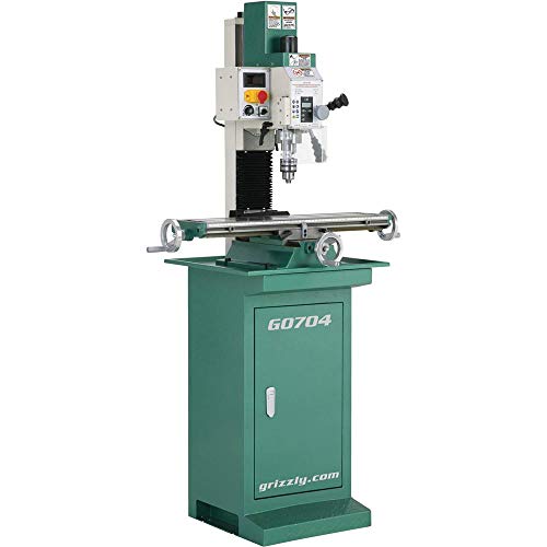 Grizzly Industrial G0704-7' x 27' 1 HP Mill/Drill with Stand