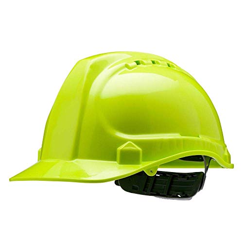 AMSTON Safety Hard Hat, Head Protection, “Keep Cool” Vented Helmet, Fully Adjustable, Low Profile, Cap Style, Type 1 Class C, Construction, ANSI Z89.1 (1 Unit, Green)