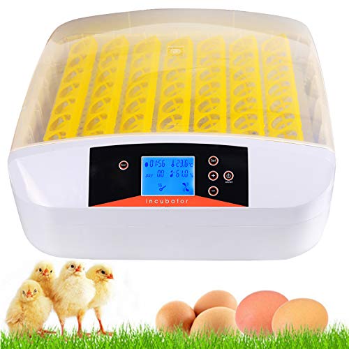 Aceshin Automatic 56 Eggs Hatcher Incubator with Temperature Control, Digital Poultry General Purpose Incubators for Chickens Ducks Birds