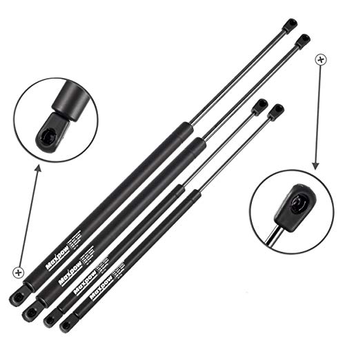 Maxpow 2 Tailgate and 2 Rear Window Glass Lift Supports Struts Compatible With Suburban Tahoe/GMC Yukon 2000 2001 2002 2003 2004 2005 2006 4185 4557