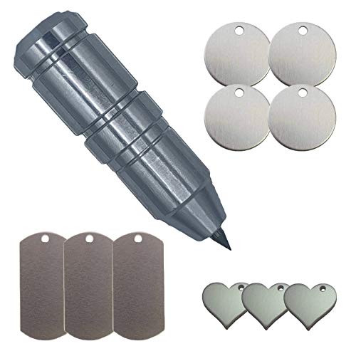 Chomas Creations Cameo 4 Precision Etching/Engraving Tool for with Metal Stamping Blanks: Round, Heart, and Dog Tags