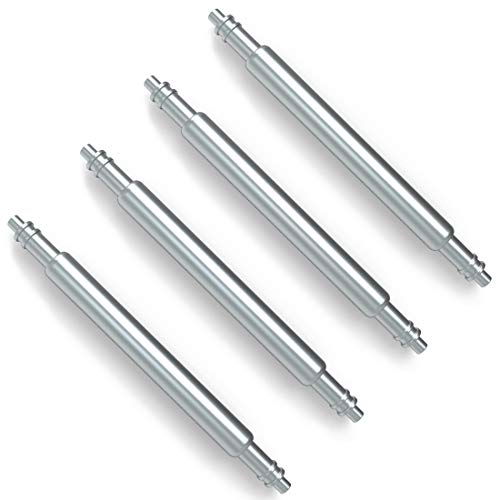 Wellfit Watch Pins, 1.8mm Thickness Heavy Duty Spring Bar, 4 Pack Stainless Steel Watch Band Pins, 22mm