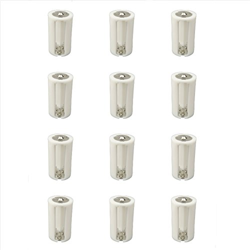 DSLRKIT 3AA(LR6) to D Size Parallel Battery Convertor Adapter Holder (Pack of 12)