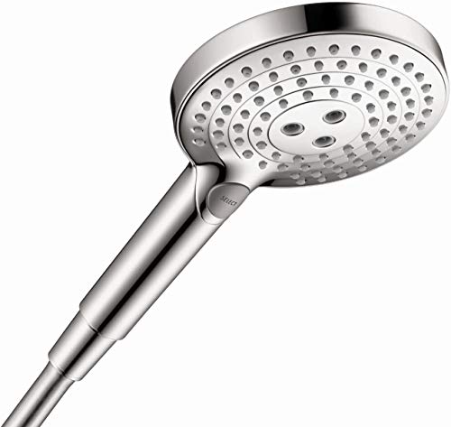 hansgrohe Raindance Select S Low Flow 5-inch Handheld Shower Head Modern 3 PowderRain, Rain, Whirl 26036001