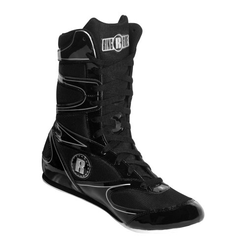 Ringside Undefeated Wrestling Boxing Shoes, 8, Black