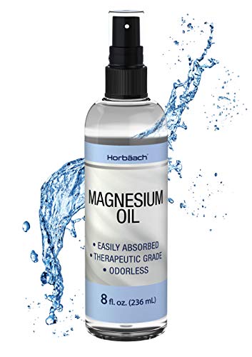 Magnesium Oil Spray 8 oz (Premium Grade) | Muscle and Joint Relief | by Horbaach