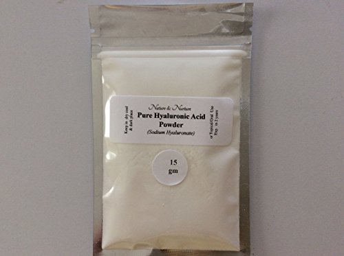HYALURONIC ACID POWDER Pure (15 gm) Anti-aging,Wrinkle-filler - Topical/Oral Use