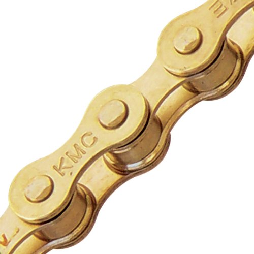 KMCA0 Z410 112 Gold Bicycle Chain (1-Speed, 1/2 x 1/8-Inch, 112L, Ti-N Gold)