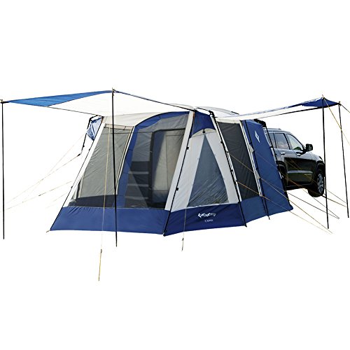 KingCamp Melfi Plus 3 Season 5 Person Multifunctional SUV Car Tent (Blue 2 Room (Front Screen Room))