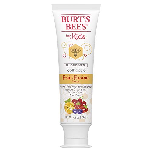 Burt's Bees Kids Toothpaste, Fluoride Free, Fruit Fusion, 4.2 oz