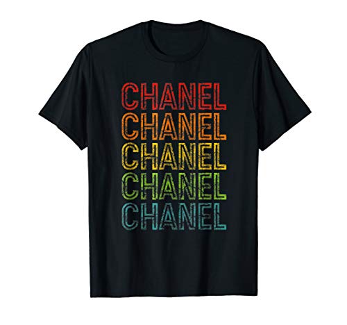 Vintage Retro Name-Chanel Birth-day Party Gift Idea T-Shirt