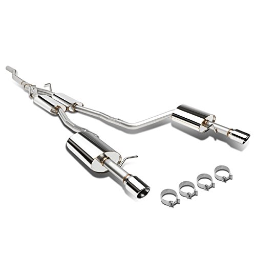 DNA Motoring CBE-AUDIA402-Q-18L Stainless Steel Catback Exhaust System
