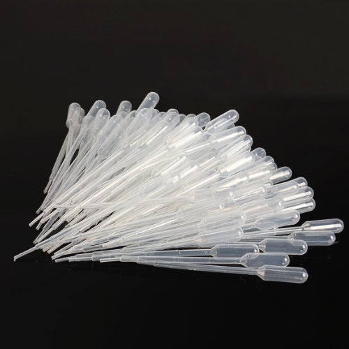 KINGLAKE Plastic Transfer Pipettes 3ML,Essential Oils Pipettes,Graduated,Pack of 100, Makeup Tool