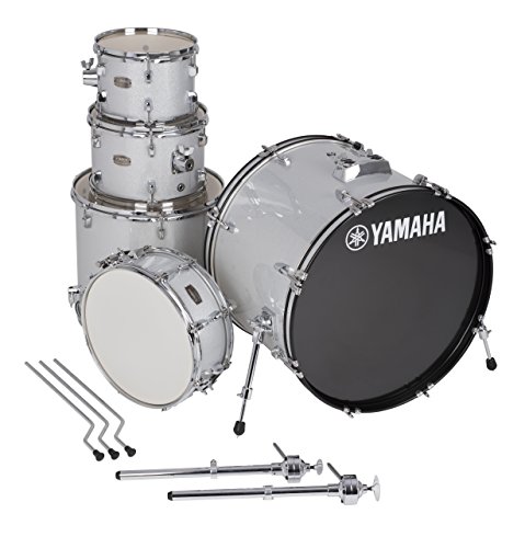 Yamaha Rydeen 5pc Shell Pack with 22' Bass Drum, Silver Glitter