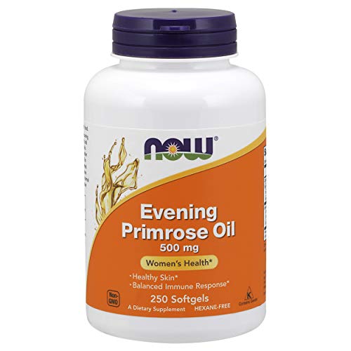 NOW Supplements, Evening Primrose Oil 500 mg with Naturally Occurring GLA (Gamma-Linolenic Acid), 250 Softgels