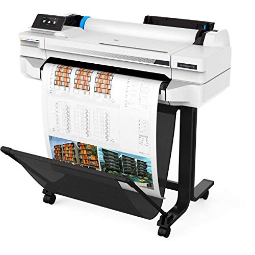 HP DesignJet T530 Large Format Wireless Plotter Printer - 24', with Mobile Printing (5ZY60A)