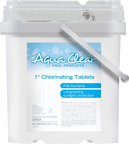 Aqua Clear 21005ACL Pool Products Chlorinating Tablets, 5 lb