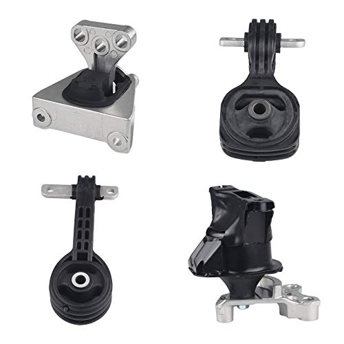 JDMON Compatible with 4Pcs Engine Motor and Transmission Mount Honda Civic 1.8L 2006-2011 Compatible with A4530 A4534 A4543 A4546