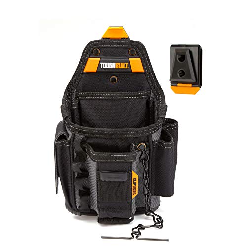 ToughBuilt - Electrician ClipTech Pouch and Hub - 13 Pockets and Loops - Small - (TB-CT-34)