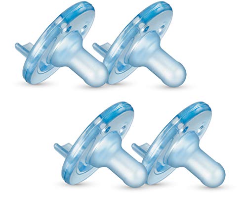 Philips Avent Soothie Pacifier, Blue, 0-3 Months, 4 Pack